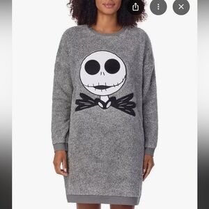 Disney Nightmare Before Christmas Jack Plush Lounger sleep gown women’s size L